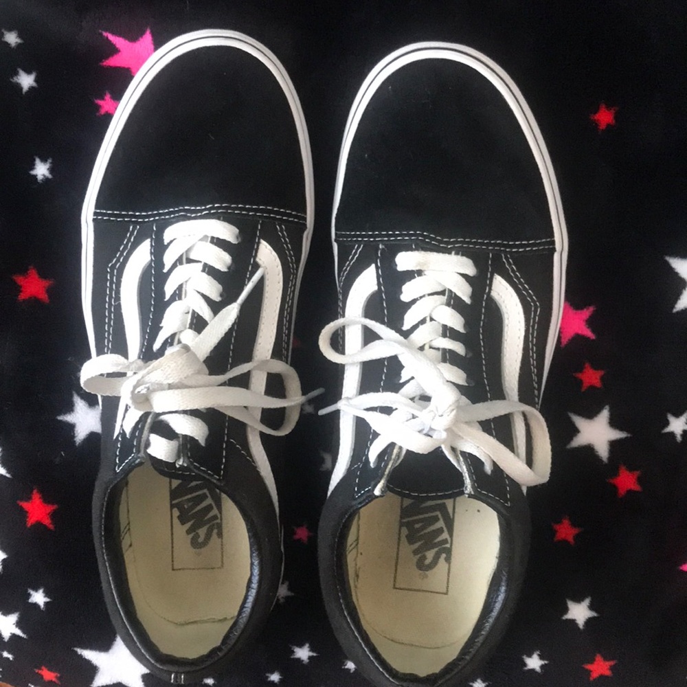 old skool vans black size 9 men 10.5 women
